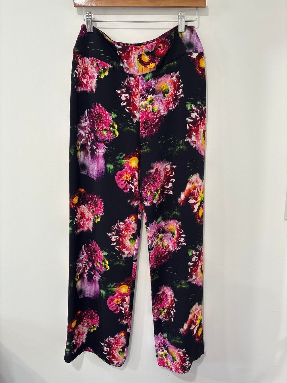 Jonathan Cohen Floral Silk Pants - Size S
